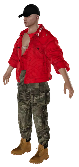 Veste matelassée dans le coloris a