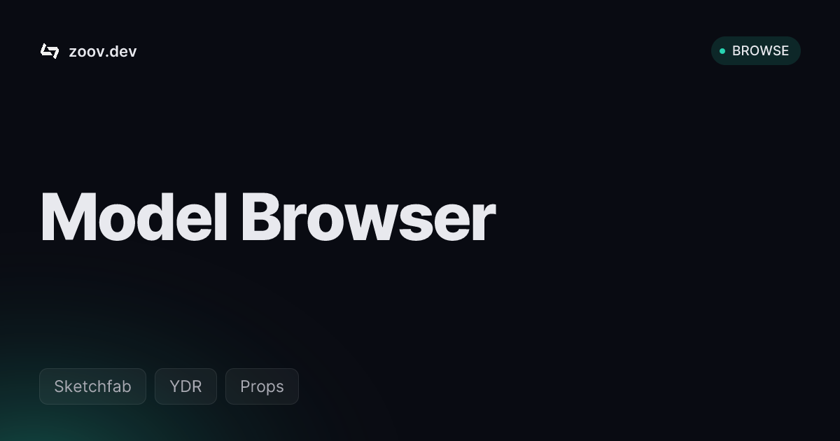 Model Browser · Zoov.dev